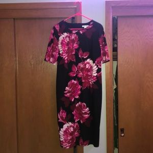 business casual floral dress